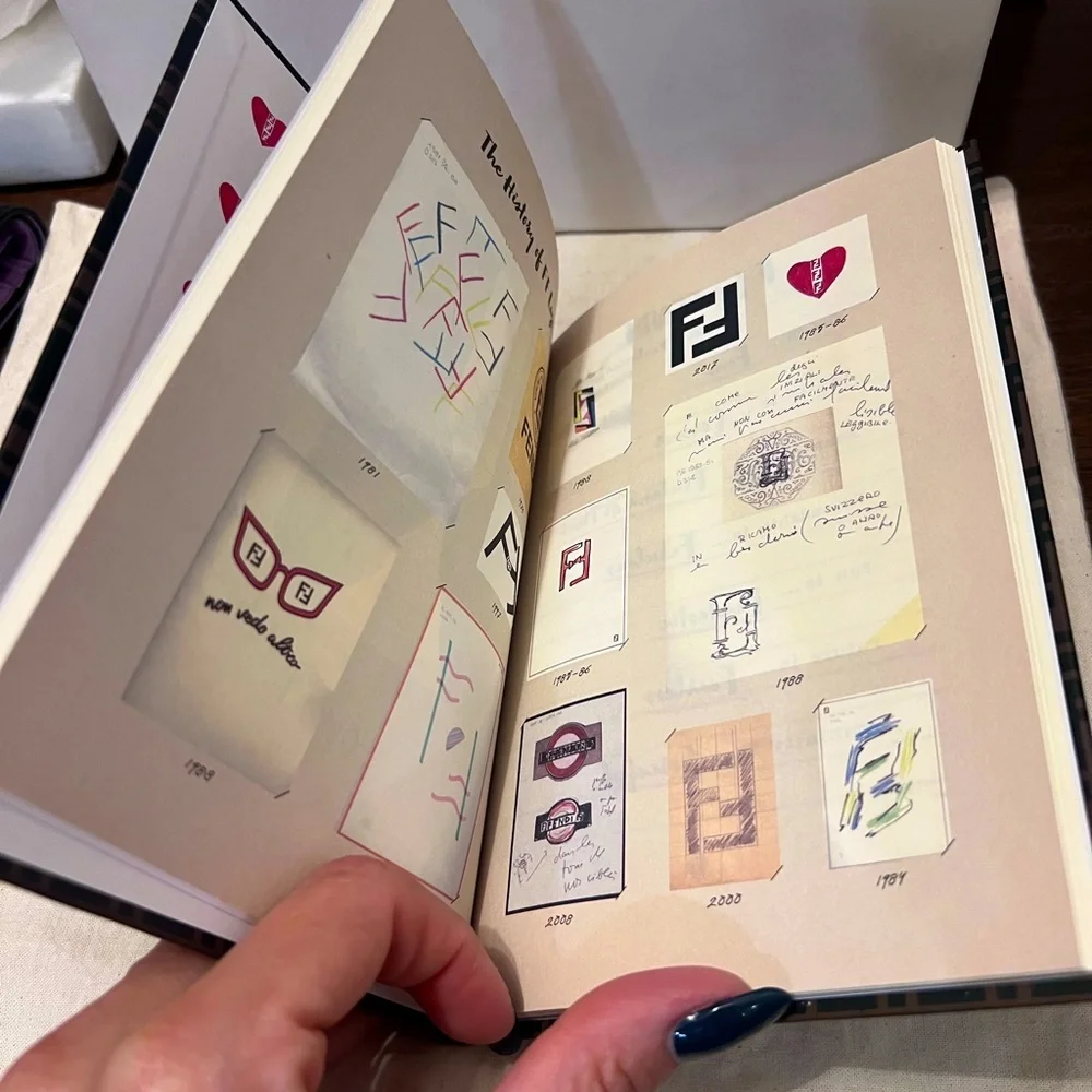 FENDI Love Journal FF Notebook Book Keepsake Notes Letters Jot down ideas